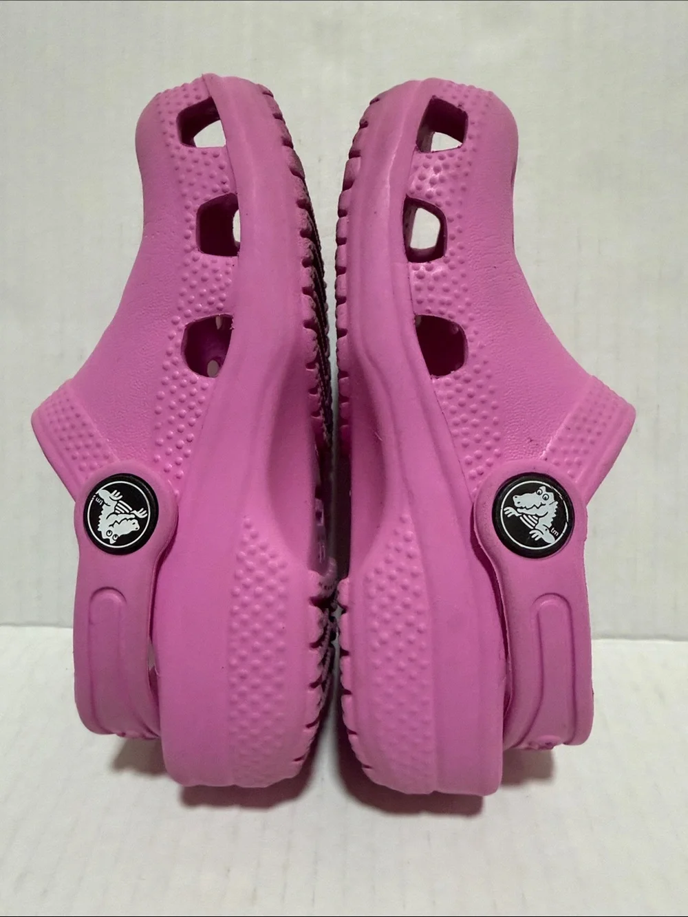 Crocs Kids Classic Pink Clogs Sandals Beach Pool - Toddler Size 8